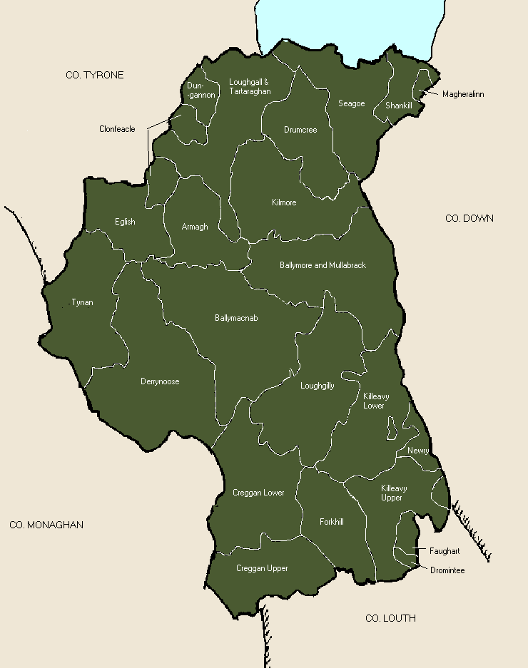 Co. Armagh Roman Catholic parishes