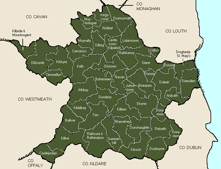 Co. Meath Roman Catholic parishes